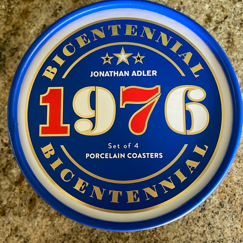 Jonathan Adler set of 4 coasters